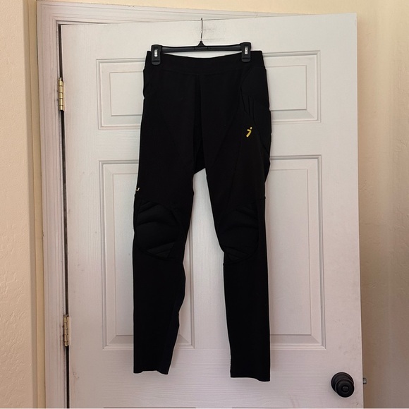 Storelli Men's Black GK Goalkeeper Padded Exoshield Pants Size Small S - Picture 1 of 10